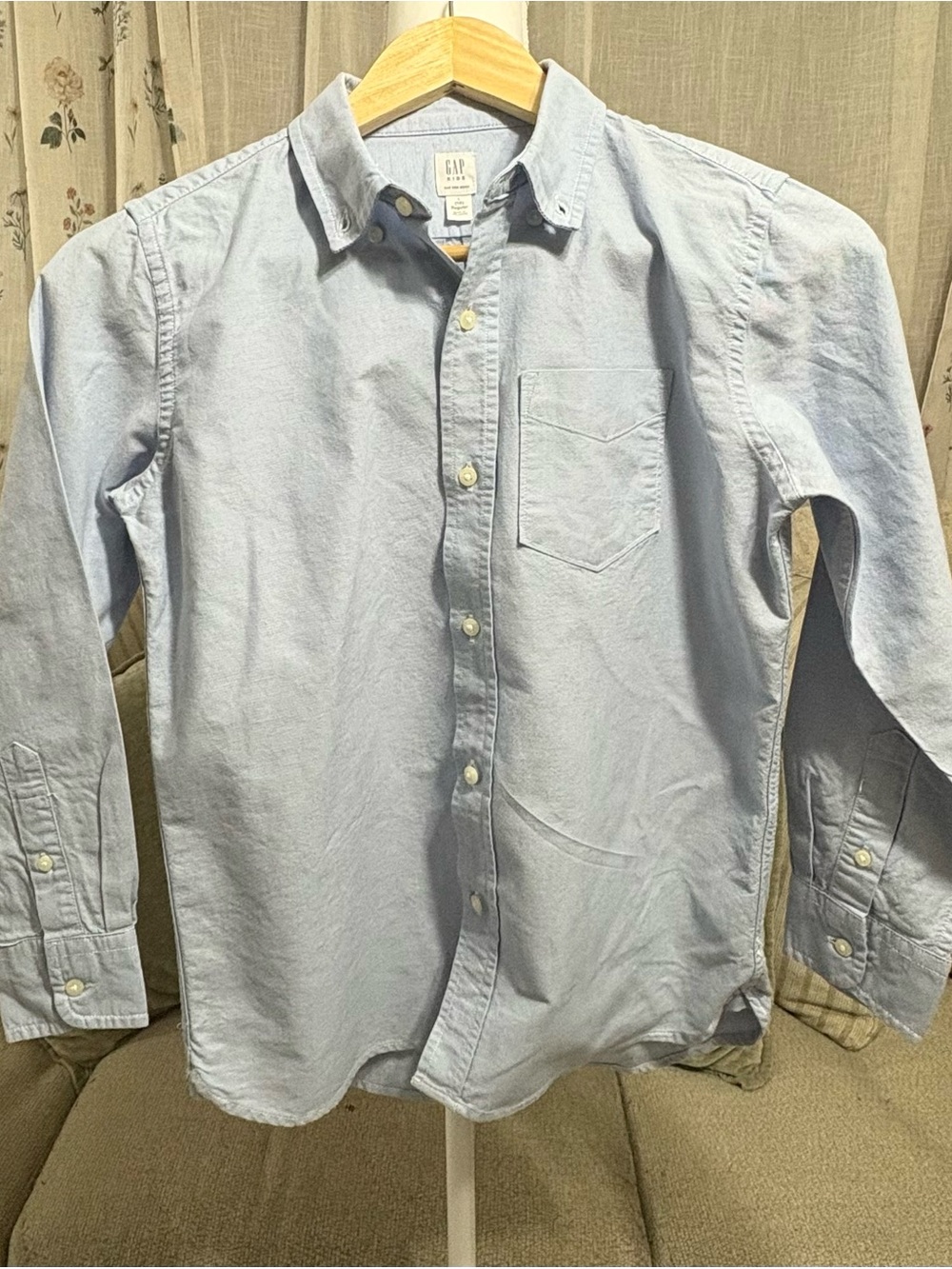 GAP Light Blue Boys Button-Down Shirt